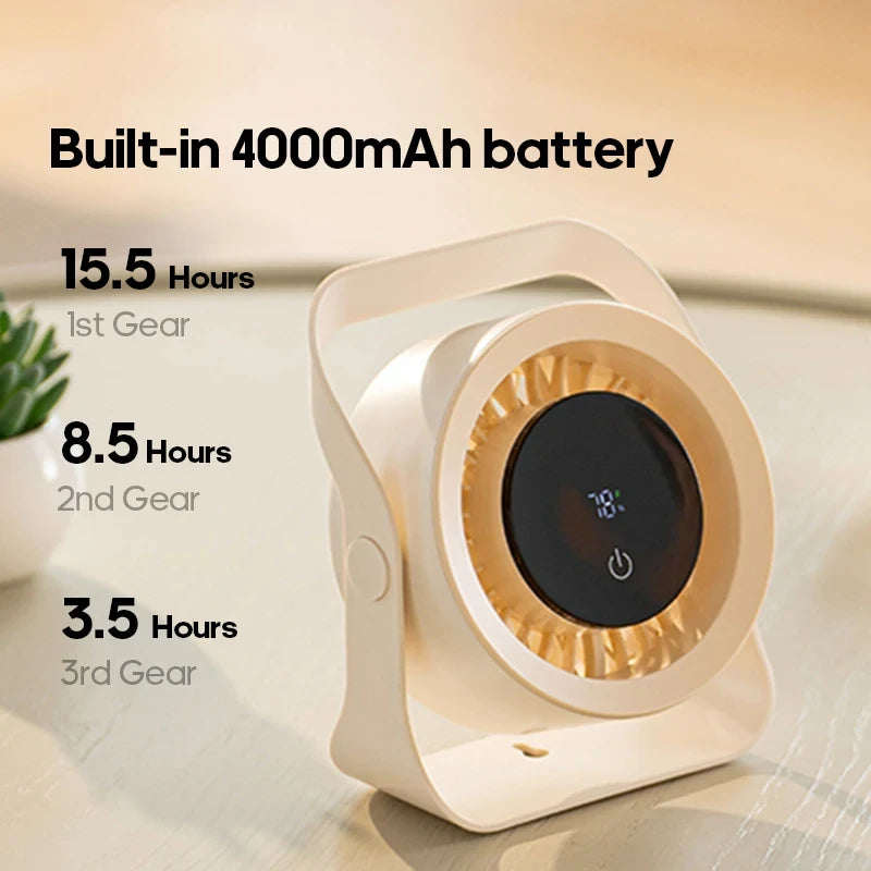 BreezeGo™ Rechargeable Fan