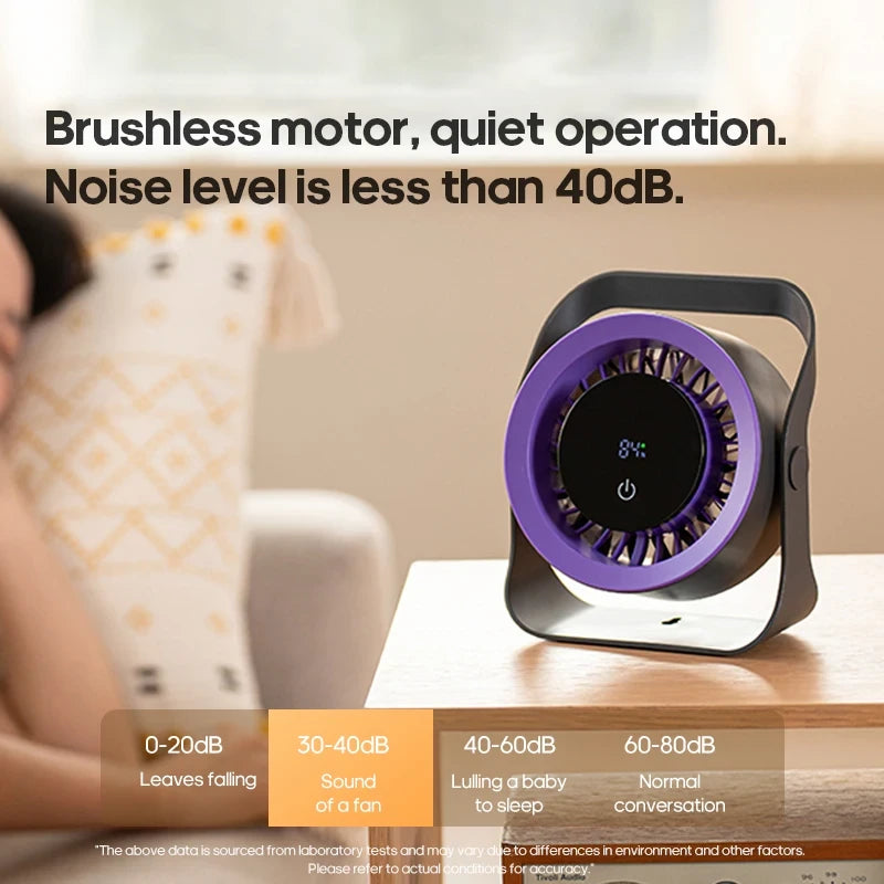 BreezeGo™ Rechargeable Fan