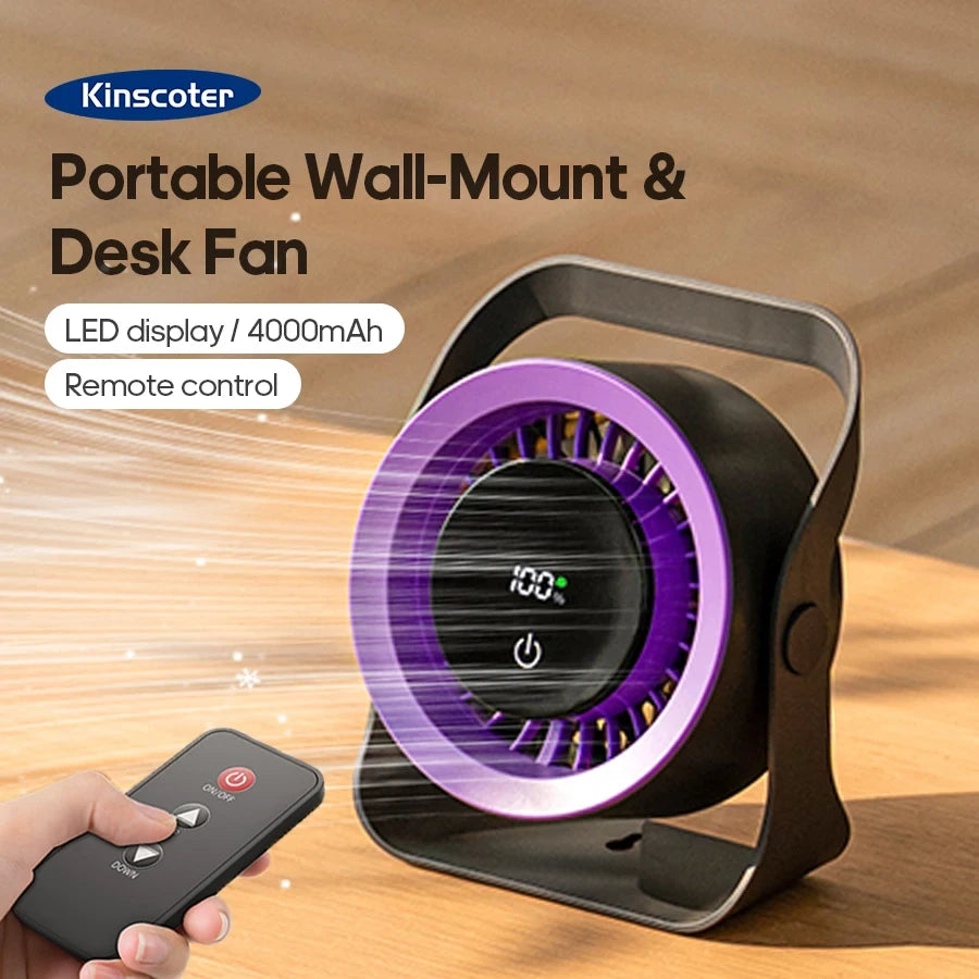 BreezeGo™ Rechargeable Fan