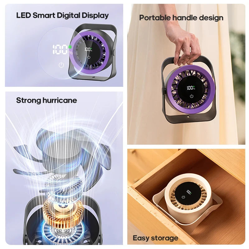 BreezeGo™ Rechargeable Fan